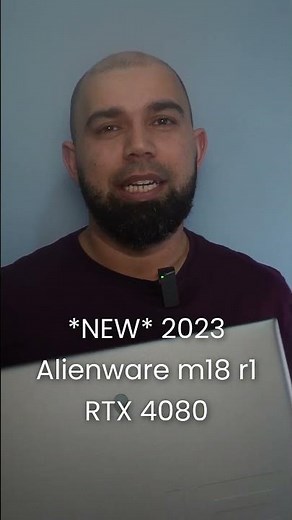 2023 Alienware m18 r1 RTX 4080 intro