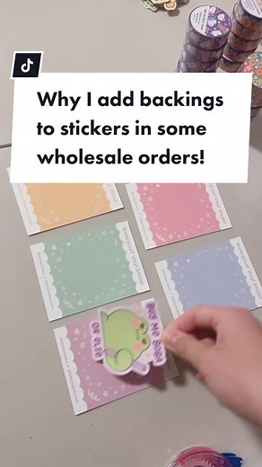 Why Packaging Stickers with Backings Matter for Wholesale Orders