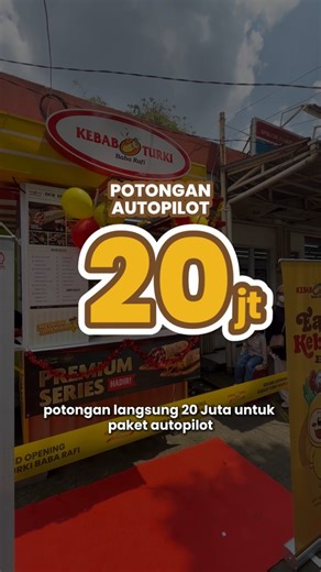 Franchise Kebab Turki Baba Rafi | Kemitraan Usaha on Instagram: "RAMADHAN DATANG, SAATNYA PANEN OMSET! 🌙💰 Manfaatkan PROMO LEBARAN untuk Curi Start: ✅ POTONGAN 20 JUTA (Paket Autopilot) ✅ DISKON 26% (Paket Reguler) Gak perlu bingung pilih brand, pilih yang pasti-pasti aja. Slot promo terbatas! Klik link di iklan ini untuk ambil promonya sekarang!"