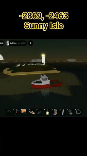 Coords -2869, -2463 for Sunny Isle - Sail and Sink Simulator #roblox #sailandsink