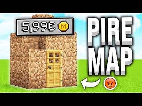 J'AI ACHETÉ LES PIRES MAPS DU MARKET MINECRAFT... (arnaque)