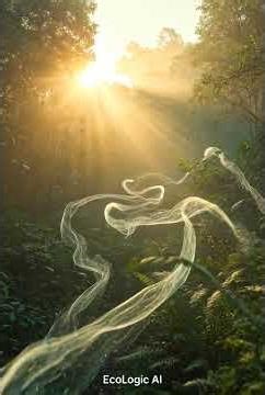 Sunlight Filtering Through Trees