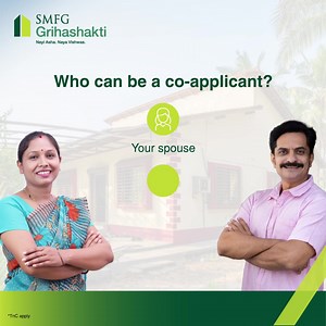 Shared efforts, bigger possibilities. Add a co-applicant in your loan application and get a step closer to your dream home. #Affordablehousing #NayiAshaNayaVishwas | SMFG Grihashakti