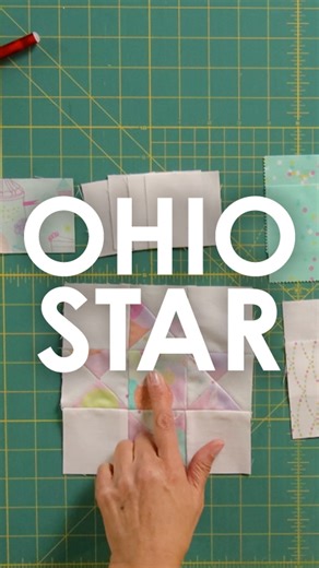 8.1K views · 144 reactions | Learn quickly how to put together an Ohio Star Quilt Block. Full tutorial can be found on our YouTube Channel. | The Sewing Studio UK | Facebook