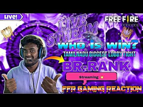 FREE FIRE LIVE TAMIL | FFR GAMING ON LIVE REACTION WITH TOP TEAMS | CAST - FFR || #freefirelivetamil