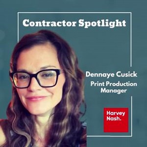 Say hello to Dennaye Cusick, our Harvey Nash USA April Contractor Spotlight! 🎉 Dennaye has brought her positive attitude and impressive skills as a Print Production Producer/Manager, helping some of the biggest brands out there. She's truly a star! ⭐️ Originally from Chicago, Dennaye started her career in marketing and at an advertising agency, then made a six-year stop in New York before heading to the Bay Area, where she currently works and resides. Learn more about Dennaye, including what sh