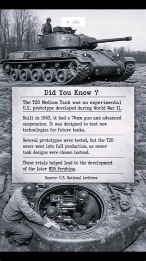T20 Medium Tank | WW2 Tank Made in USA