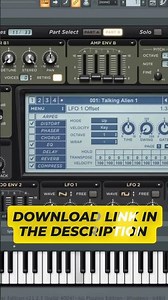 FREE DOWNLOAD - Sylenth1 Talking Alien Sound #shorts #sylenth1 #sounddesign #soundeffects
