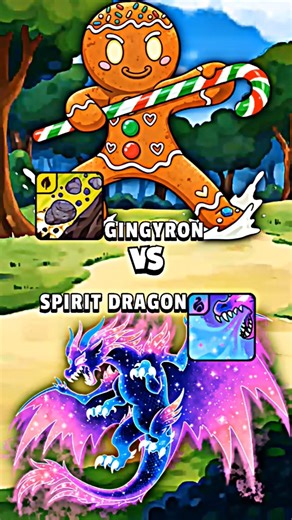 Gingyron vs Spirit Dragon in Dynamons World🔥☠️ ||