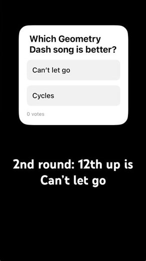 Geometry Dash song competition. Round two: songs, 12 and 13 ￼#geometrydash #music