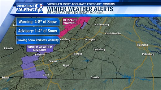 Pinpoint Weather: Snow west, rain elsewhere