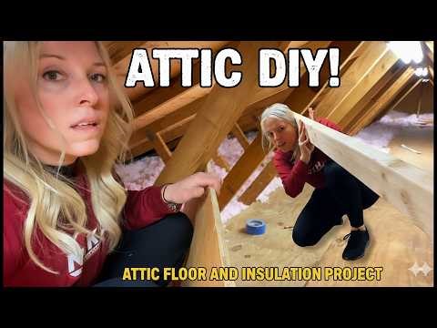 Was This a Bad Idea?! Installing an Attic Floor and Blown-in Insulation DIY- Jennifer Sugint NNKH