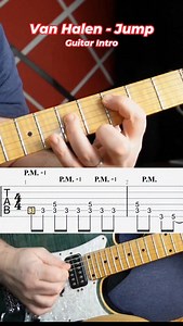 2.9K views · 1.7K reactions | #Tutorial Van Halen - Jump Guitar Intro Part #guitartutorial #guitarcover #electricguitar #learnmontiktok #guitarlesson #guitartok #skullstrings #fyp #popularsong #learnguitar #fblifestyle #guitartab #VanHalen #Jump #rockguitar #riffguitar | Tony GALDI | Facebook