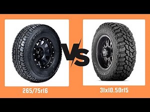 Retro Off-Road Build: 265/75R16 vs 31x10.50R15