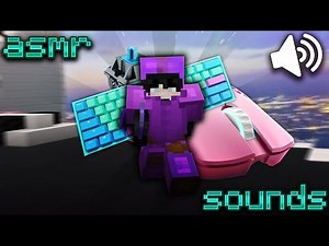 Keyboard & Mouse Sound ASMR (cherry mx blue switches) | Hypixel Bedwars