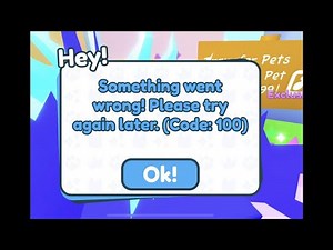 How To Fix Pet Simulator 99 & X Error Code 100?