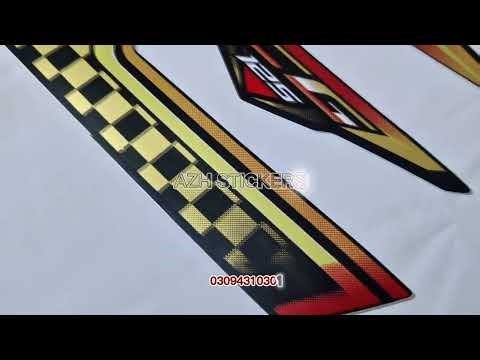 . 💥 CG125 2026 Sticker Update | Golden Edition Red-Black Ka Zabardast Design!