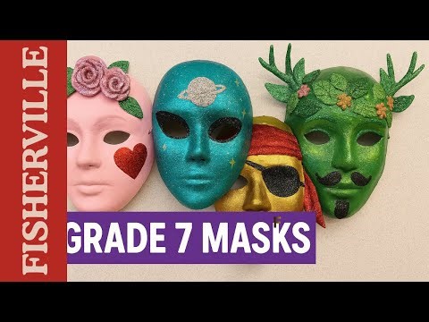 Grade 7 Mask Showcase | Creative Masks Inspired by Books & Story Genres!