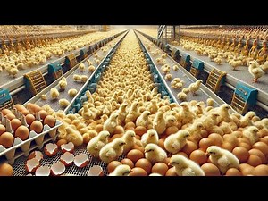 Modern Chicken Farms: Producing Millions of Chicks with Advanced Technology 🐣🚀