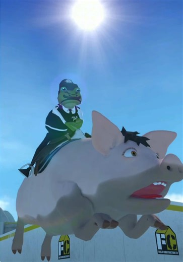 Is kicking pigs in video games violent? Depends how you look at it. We love pigs in Amazing Frog? And we also love kicking ‘em around Swindon #amazingfrog #pig #indiegames #law #videogames