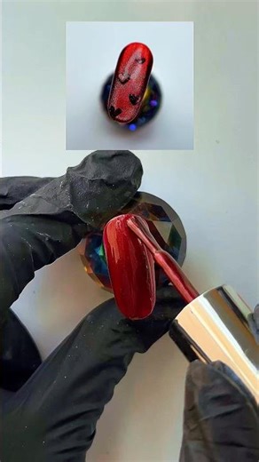 Easy Ice Nail Design at Home 🤩💅🏽 #nails #nailart #naildesign #nailtutorial