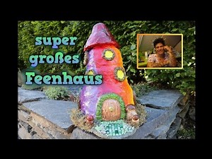 DIY, make your own garden decoration from kneaded concrete and old pots,