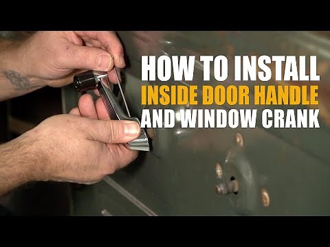 how to install new handles on your 1956 Ford truck