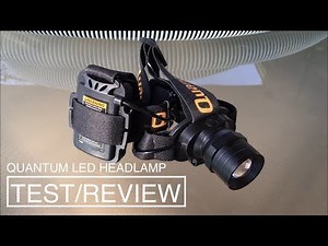 Harbor Freight Quantum LED Headlamp Review/Test Item: #63921