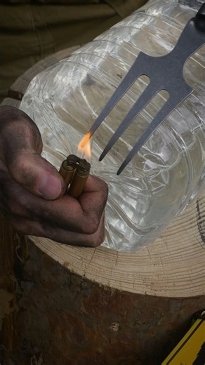 A Simple and Brilliant IDEA for camping #outdoors #survival