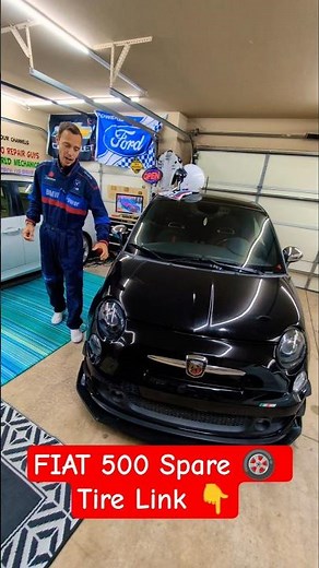 Link👉 FIAT 500 Spare 🛞 Tire #fiat #fiat500 #fiatabarth #abarth #easy #fix #help