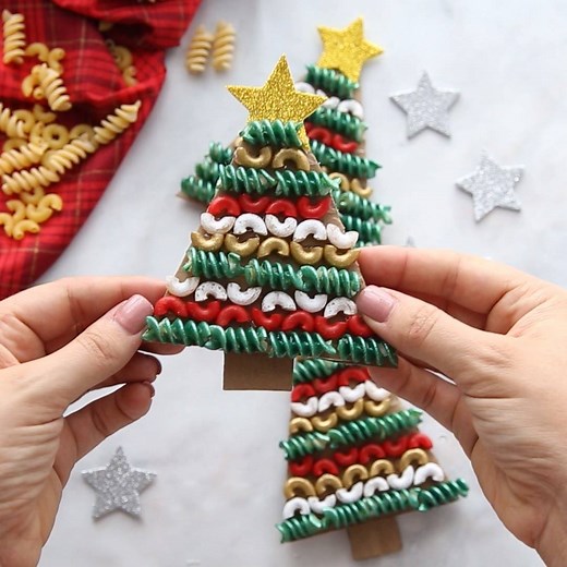 3.6M views · 5.7K reactions | PASTA NOODLE CHRISTMAS TREE ORNAMENT  https://www.thebestideasforkids.com/christmas-tree-pasta-macaroni-craft/ | The Best Ideas for Kids | Facebook