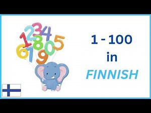 Numbers in Finnish: Count from 1 - 100 in Finnish (with audio) | Numerot