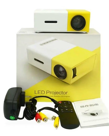 IllumiWave Mini HD Movie Projector – Turn Any Wall Into a Home Theater