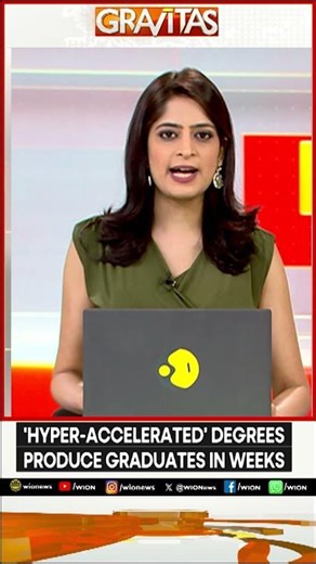 Why Spend Years When You Can Graduate In Weeks? | WION | GRAVITAS