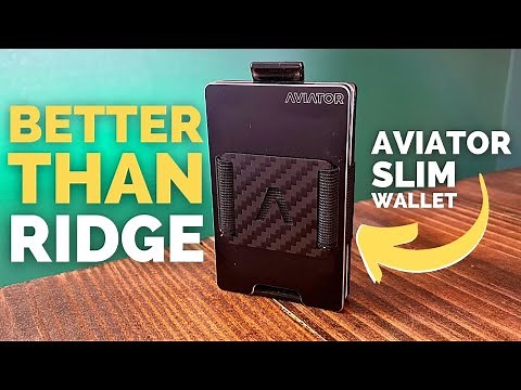 Aviator Slim Wallet Unboxing & Review (Better than Ridge!)