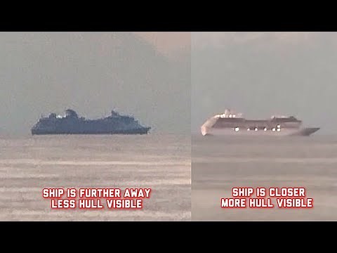 SHIPS OVER THE HORIZON - GLOBE EARTH