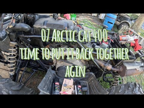 Restoring my 2007 Arctic Cat 400 4x4 | New Parts & Custom Paint