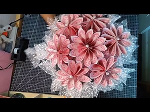 HOW TO MAKE A MONEY BOUQUET. DIY. BOUQUET TUTORIAL, BOUQUET WRAPPING TECHNIQUE