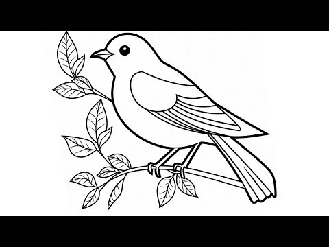 Wow, it's the most beautiful hand embroidery of a bird pattern!! Easy embroidery learning tutorials