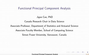 Functional Principal Component Analysis（fPCA）- Part 1