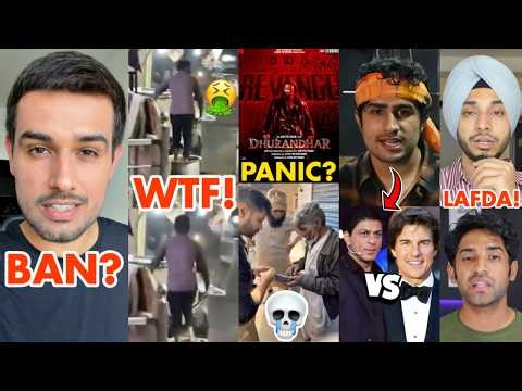 Oh No…Panic in Pakistan After Dhurandhar 2? 💀😨, Dhruv Rathee Channel Ban Call, Nakul Dhull, Thugesh