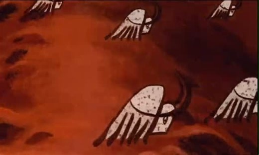 This cave drawing scene from Tartakovsky’s Clone Wars, hinting at Anakin’s future downfall, is easily one of the most hauntingly beautiful moments in the entire Star Wars saga. | Horror4Kids