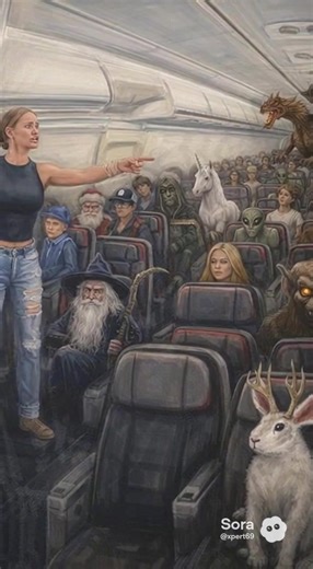 Crazy Plane Lady goes on a trip