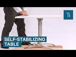 Never Spill Your Drink Again With This Wobble-Proof Table