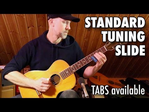 Learn to Play SLIDE BLUES GUITAR IN STANDARD TUNING (with Lesson, TABS available)