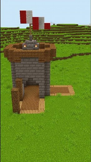 Minecraft Castle Tutorial 🏰 #minecraft #shorts