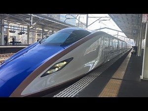 新幹線とき319号E7系 車窓 高崎→新潟/ 上越新幹線 高崎1230発