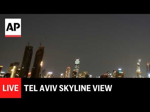 LIVE: Tel Aviv skyline as Iran responds after Khamenei's death