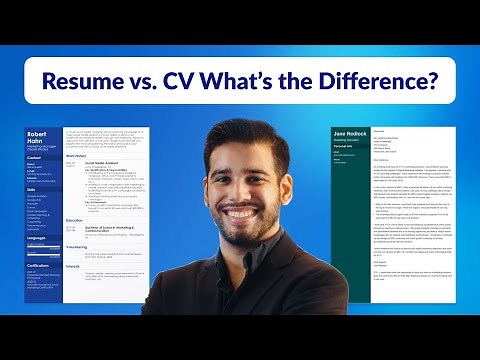 CV vs Resume: See the Difference With an Example