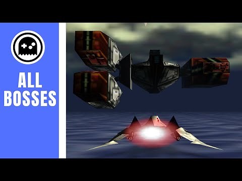 Star Fox 64 (N64) - All Bosses